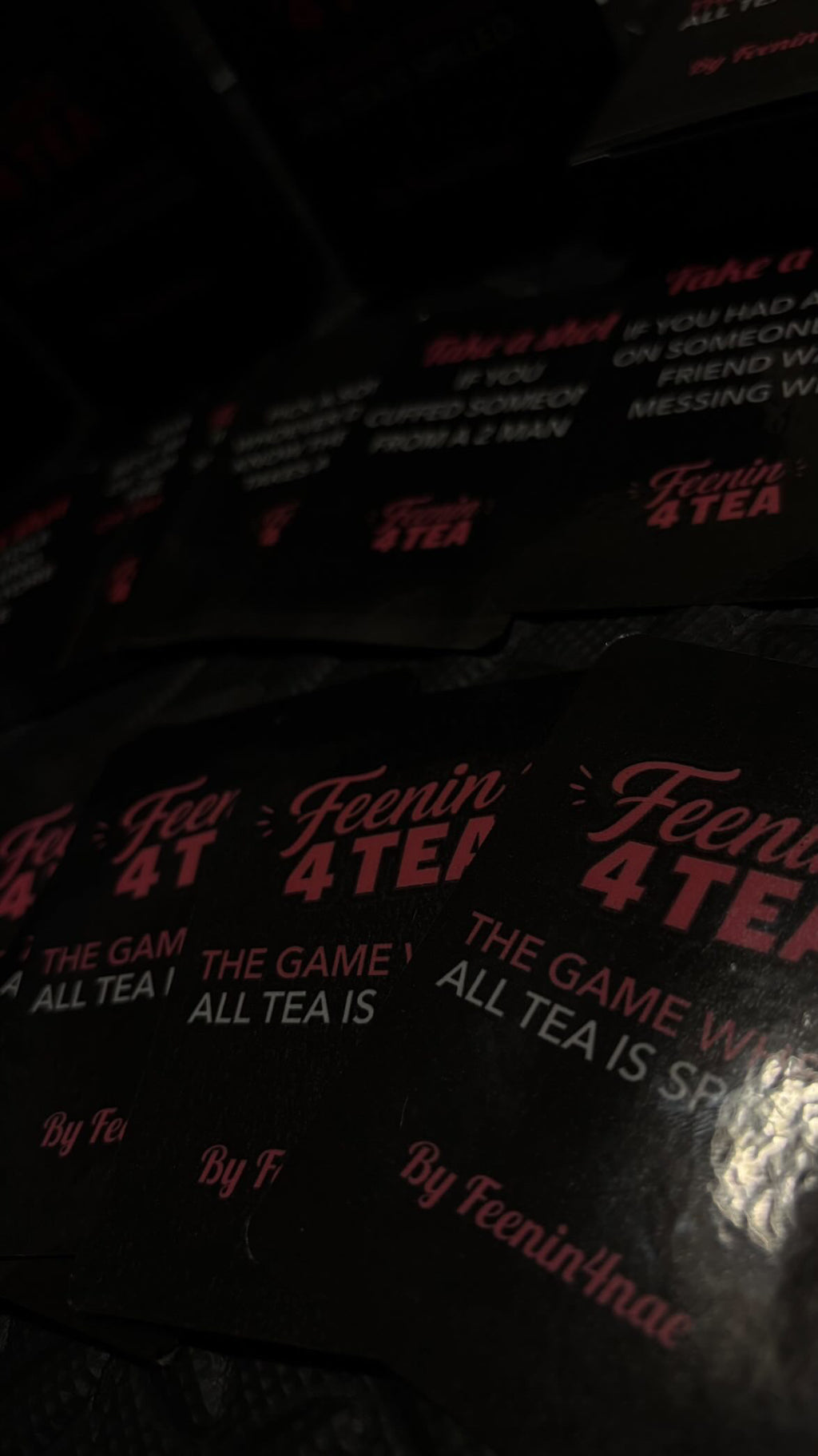 ‘Feenin 4 Tea’ Card Game